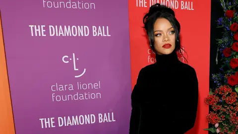 NEW YORK, NEW YORK - SEPTEMBER 12: Rihanna attends the 5th Annual Diamond Ball benefiting the Clara Lionel Foundation at Cipriani Wall Street on September 12, 2019 in New York City. (Photo by Taylor Hill/WireImage)