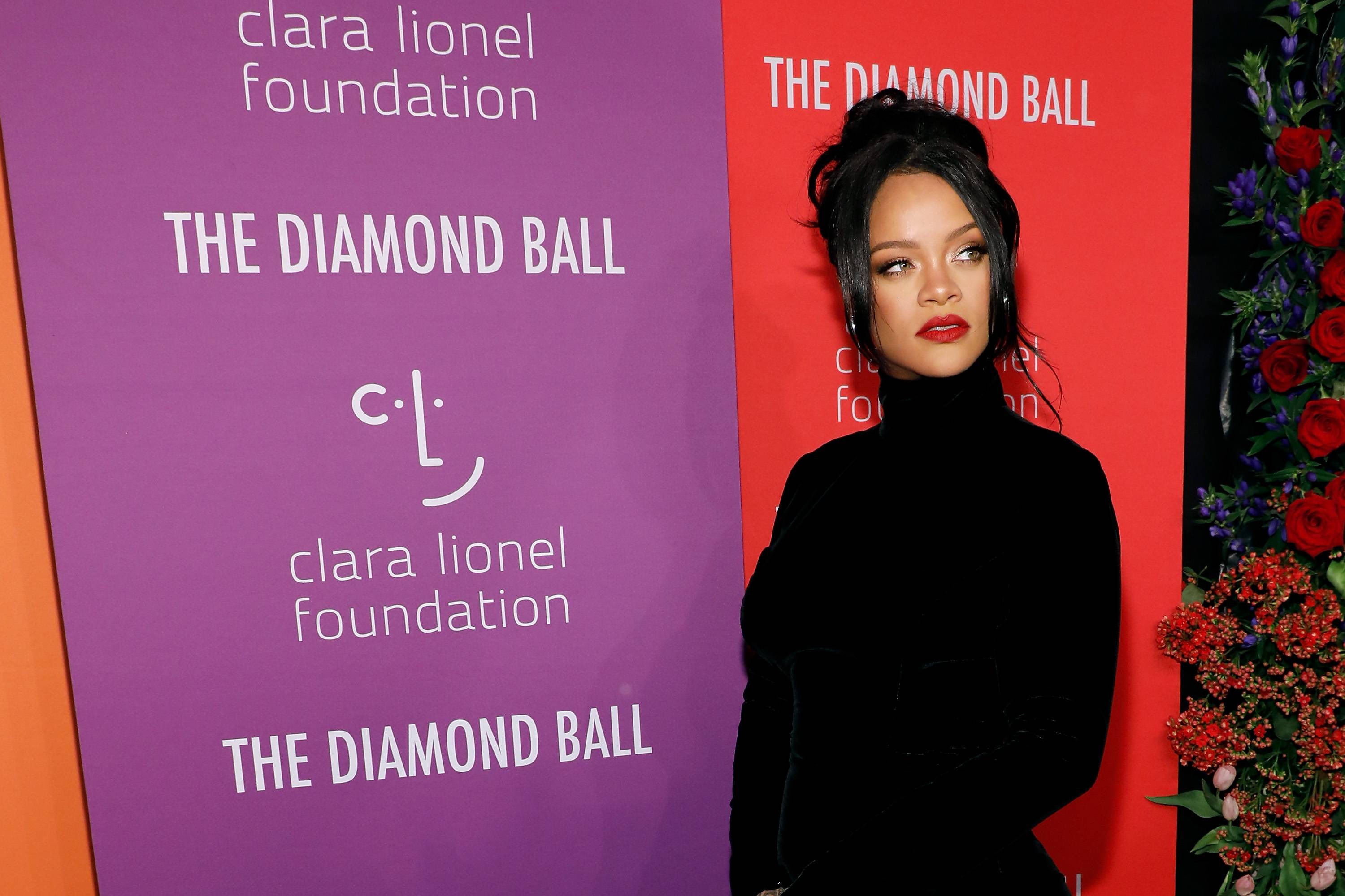 NEW YORK, NEW YORK - SEPTEMBER 12: Rihanna attends the 5th Annual Diamond Ball benefiting the Clara Lionel Foundation at Cipriani Wall Street on September 12, 2019 in New York City. (Photo by Taylor Hill/WireImage)