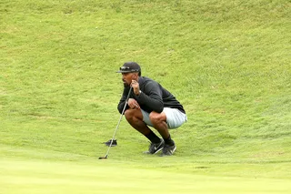 HOLE IN ONE&nbsp; - NBA player J.R. Smith worked on his golf game for the BETX Celebrity Golf Classic.&nbsp;(Photo: Jesse Grant/Getty Images for BET)