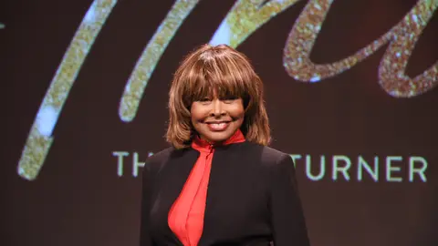 poses at a photocall for "Tina: The Tina Turner Musical" at The Hospital Club on October 17, 2017 in London, England.