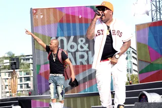 FLICKA DA WRIST - Chedda Da Connect brought his summer heater “Flicka Da Wrist” to Nokia Plaza. &nbsp;(Photo: Maury Phillips/BET/Getty Images for BET)