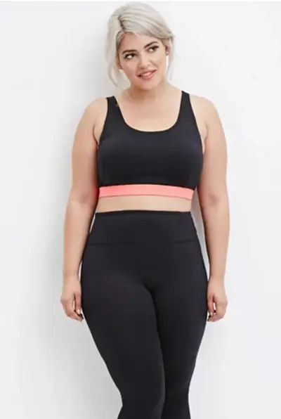 Paneled Sports Bra - This bra is the mother of bras as it gives super comfort and support with its wide adjustable straps and removable padding. Totally Zumba trustworthy. Azucar!(Photo: Forever 21)