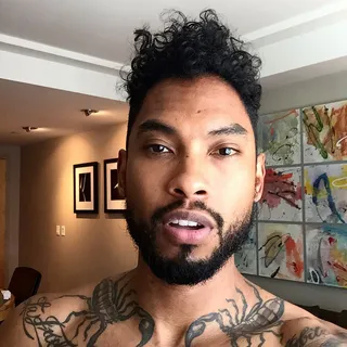 Miguel @miguel - The Wildheart singer puts his wild hair on the 'gram. Wouldn't we all like to wake up to this every morning?(Photo: Miguel via Instagram)