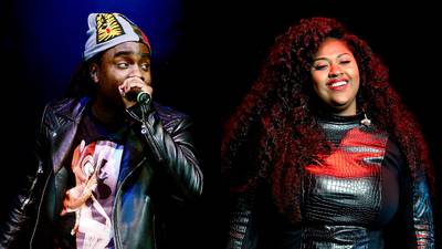 Jazmine Sullivan - Jazmine Sullivan helped Wale get the party jumping with the third single from his debut LP, Attention Deficit. With Cool &amp; Dre supplying the backdrop on &quot;World Tour,&quot; Wale rhymes about having no time for commitment as his career was taking off.(Photos: JLN Photography/WENN.com)
