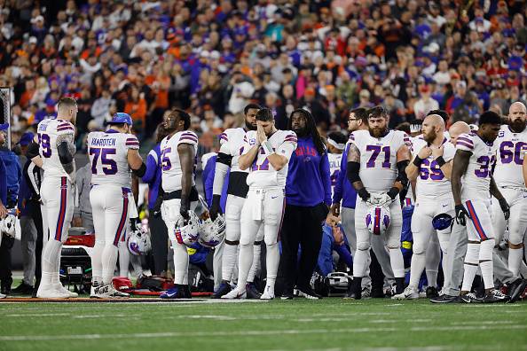 Prayers Go Up For Buffalo Bills' Damar Hamlin Who Suffered A