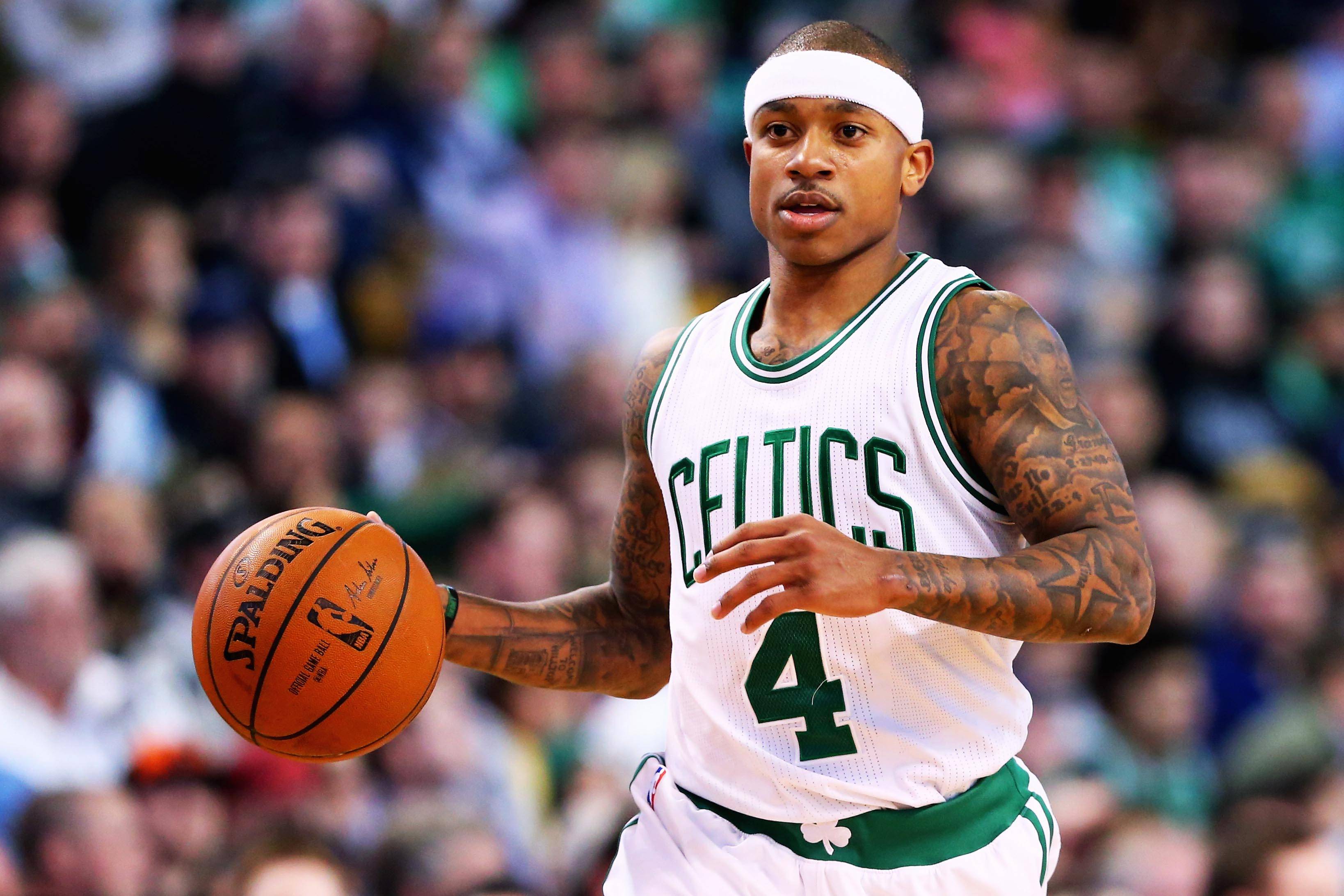 Boston Celtics Star Isaiah Thomas' Sons Take Over Post-Game News