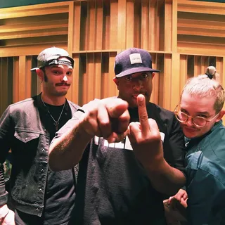 Can't Sit With Us - "Mood swing on the beat, soon as Preem prepares one / Pick and choose my punches, walk away with minimal lumps." — "Ding!"(Photo: Cherub La Musica via Instagram)