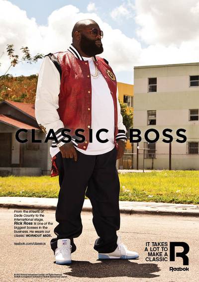 Reebok - Rick Ross helped pump up Reebok's sales when he signed to a multi-million dollar endorsement in 2012. The gig went south however after the athletic apparel giant dropped Rozay for his controversial &quot;date rape lyrics&quot; ... or did they? While there was never a public announcement made of them reuniting, Ross still credits the brand with helping him lose a lot of weight through their cross-fit training regime.&nbsp;(Photo: REEBOK)
