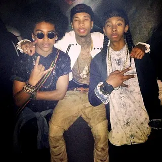 Ray Ray @raytrendyme - Tyga hangs with Ray Ray and Princeton from Mindless Behavior. Hopefully the Young Money rapper gave these two youngins some tips on how to deal with all the fame. (Photo: Ray Ray via Instagram)