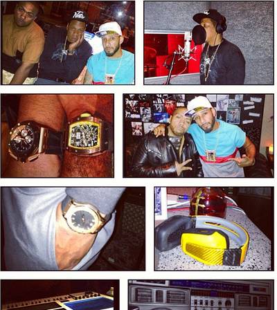 Moment #9: Rolexes for Days... - As Jay-Z, Timbaland and Swizz Beatz schooled the world on their classic timepieces, Hov let the world know that there's still a lot to learn with this one:“You’re an idiot, baby, you should become a student.”(Photo: Instagram via Therealswizzz)