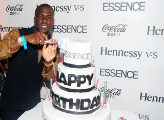 Happy Birthday, Kevin! - Hennessy V.S and Essence said Happy Birthday to Think Like a Man star and 2012 BET Best Actor Award winner Kevin Hart. The festivities were held at the Saint Hotel in New Orleans. Hart was in town along with the rest of Black Hollywood for the Essence Music Festival.   (Photo: Kirill Kuletski/Collins Metu)