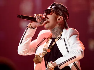 Tyga, &quot;Molly&quot; - &quot;I can't seem to find Molly...F--ked around and fell in love with her.&quot;(Photo: Michael Buckner/Getty Images For BET)