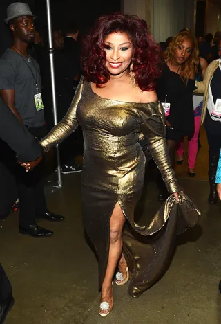 Chaka Khan - LOS ANGELES, CA - JULY 01: Singer Chaka Khan attends the post show during the 2012 BET Awards at The Shrine Auditorium on July 1, 2012 in Los Angeles, California.(Photo: Mark Davis/Getty Images For BET)