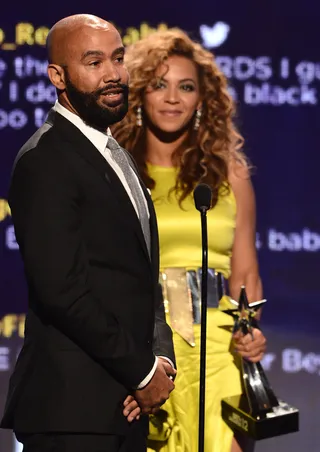 Video Director of the Year – Beyoncé &amp; Alan Ferguson - Beyoncé and Alan Ferguson outshined legendary lensmen, including Hype Williams and Benny Boom, to win Video Director of the Year for the vivid, infectiously fun video for &quot;Party.&quot; &quot;I first of all want to thank Alan,&quot; Bey said. &quot;Thanks for teaching me and my team so much about directing. It was such a great opportunity.&quot; &quot;I'd like to thank Beyoncé for being such a great collaborator,&quot; Alan said, returning the love. &quot;She's amazing to work with — so creative. We had such fun doing these videos and I hope we can do it many more times again.&quot;(Photo: Michael Buckner/Getty Images For BET)