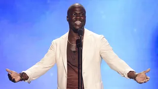 Thank You. Far Too Kind. - Comedian and actor Kevin Hart accepts the award for Best Actor.(Photo: Michael Buckner/Getty Images For BET)