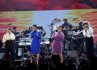 Best of Sunday Best - Dressed in their Sunday Best, Y’anna Crawley, Amber Bullock and Jessica Reedy join the iconic Yolanda Adams onstage for their moving rendition of The Clark Sister’s “You Brought the Sunshine.(Photo: Michael Buckner/Getty Images For BET)