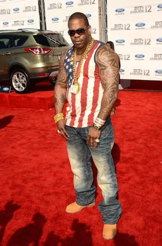 LOS ANGELES, CA - JULY 01: Rapper Busta Rhymes arrives at the 2012 BET Awards at The Shrine Auditorium on July 1, 2012 in Los Angeles, California. (Photo:Jason Merritt/Getty Images For BET)