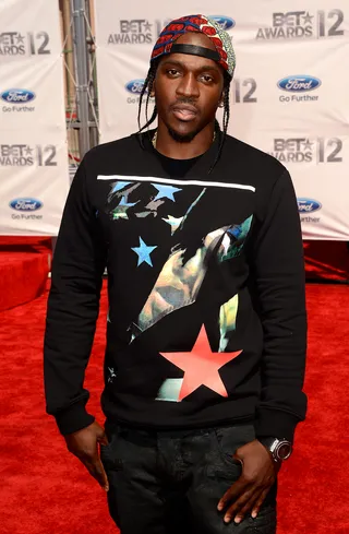Pusha T - Pusha T keeps it simple in a black sweatshirt and hat to the back. It works.(Photo: Jason Merritt/Getty Images For BET)