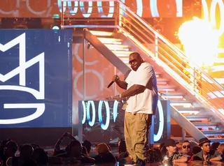 Rapper Rick Ross performs onstage at day 3 of the 2012 BET Awards rehearsals held at The Shrine Auditorium on June 30, 2012 in Los Angeles, California.  (Photo: Michael Buckner/Getty Images For BET)