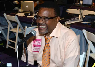 All in Good Fun - Judge Greg Mathis had a great time in the radio room backstage at the BET Awards. (Photo: Alberto E. Rodriguez/Getty Images For BET)