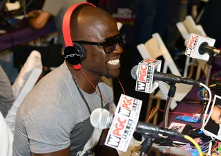 Got Jokes? - Actor-comedian Kevin Hart kept foks laughing, of course, while hanging out backstage.(Photo: Alberto E. Rodriguez/Getty Images For BET)