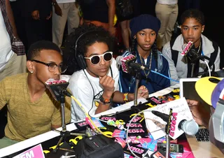 Forever Young - Prodigy, Princeton, Ray Ray and Roc Royal of&nbsp; Mindless Behavior hang out backstage.(Photo: Alberto E. Rodriguez/Getty Images For BET)