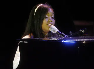 Getting an Early Start - Performing since she was 5, Gabi has been featured on The Maury Povich Show, Good Morning America and sang the National Anthem at a Los Angeles Lakers game. &nbsp;  (Photo: REUTERS/Fred Prouser /Landov)