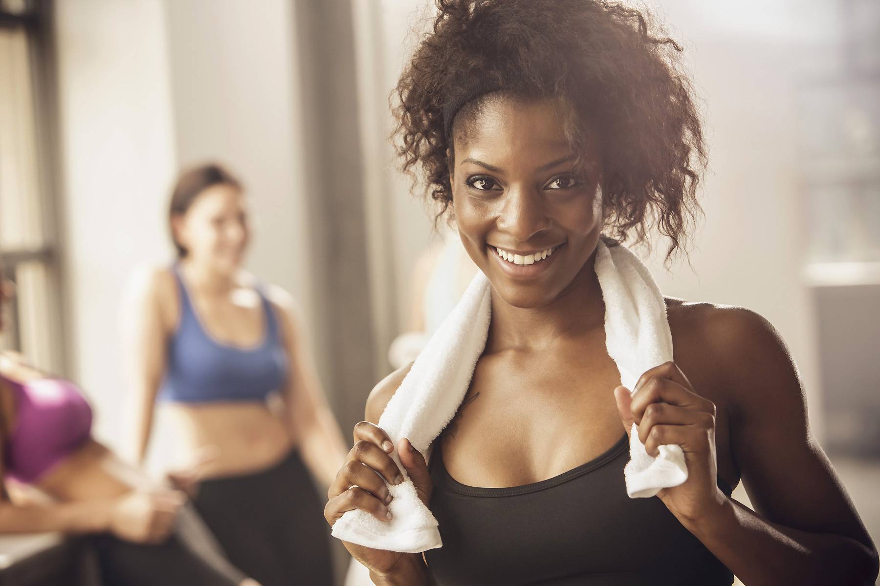 woman at the gym