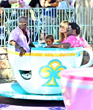 Family Time - Seal&nbsp;and ex-wife Heidi Klum spend some quality time with their children at Disneyland. The family enjoyed their time laughing and riding roller coasters. &nbsp;(Photo: Sharpshooter Images /Splash)