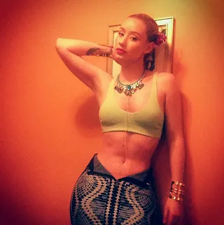 Iggy Azalea @thenewclassic - Congrats to Iggy Azalea for being the first female rapper to snag the No. 1 spot on the Billboard Hot 100 since Lauryn Hill and the second artist in history to have the No. 1 and No. 2 spots on the chart simultaneously. She's clearly celebrating by stunting with a little bit of model behavior on IG and we're not mad at her.   (Photo: Iggy Azalea via Instagram)