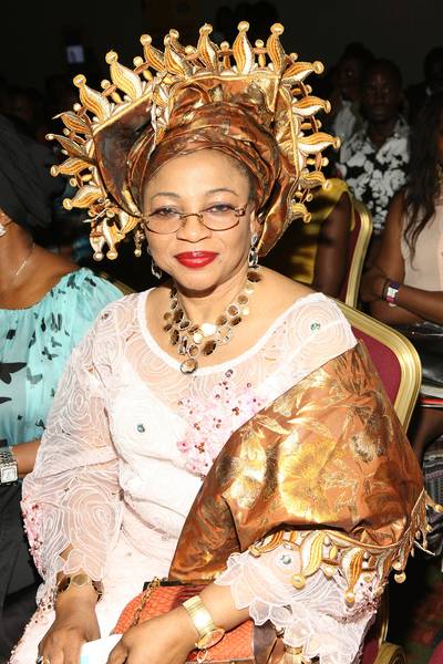 Folorunsho Alakija - Ranked the richest woman in Nigeria with an estimated net worth of $2.5 billion,&nbsp;Folorunsho Alakija is another self-made tycoon whose winding career path began in London as a secretarial and fashion design student. Having founded a tailoring company that propelled her to high society, she now controls and holds a 60 percent stake in Famfa Oil, which pumps about 200,000 barrels a day.(Photo: Bennett Raglin/Getty Images)