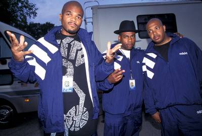 Run DMC - Members of the rap group RUN-DMC (left to right) Darryl McDaniels (DMC), Jason Mizell (Jam Master Jay) and Joseph Simmons (DJ Run) formed a camaraderie due to being from Queens. They used that bond to then make headlines and cause noise within the hip hop industry.  (Photo: GERARDO SOMOZA/Landov)