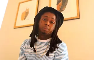Erase Racism – April 26, 2014 - Shortly after tapes of Donald Sterling's racist rants hit the airwaves, Weezy boldly aired his videotaped response to the NBA shocker. "Simple: if I was a Clippers fan, I wouldn't be one anymore," the rapper stated to the camera.&nbsp;  (Photo: djscoobdoo via YouTube.com)