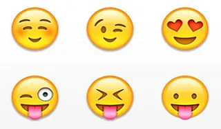 Do skip emoticons. - Even the dirty ones are more cute and funny than sexy. (Photo: emoji app)