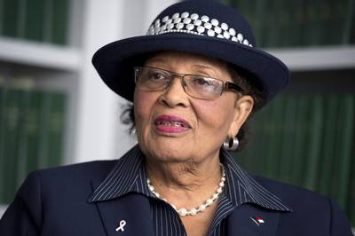 Alma Adams for Congress (North Carolina) - Heads up, Frederica Wilson – some new millinery is coming to town. Alma Adams, who currently serves in the North Carolina House of Representatives, will more than likely win her bid to fill the seat vacated by former U.S. Rep. Mel Watt when he left Congress to head the Federal Housing Finance Agency. She won 40 percent of the vote in a seven-person primary and is expected to coast to victory on Nov. 4.&nbsp;   (Photo: Tom Williams/CQ Roll Call)