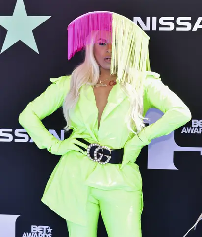 Cardi B's Dancers - - Image 10 from Big Hair And Baby Hairs: See Your Faves  Mary J. Blige, Saweetie And More Incredible Hair Looks At The BET Awards