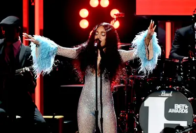 Cardi B's Dancers - - Image 10 from Big Hair And Baby Hairs: See Your Faves  Mary J. Blige, Saweetie And More Incredible Hair Looks At The BET Awards