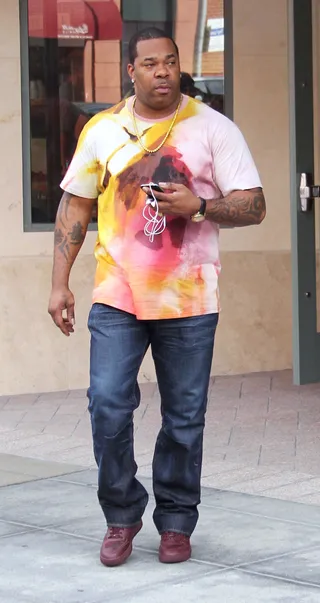 Busta in Beverly Hills - Busta Rhymes&nbsp;runs errands while out and about in Beverly Hills.(Photo: WENN.com)