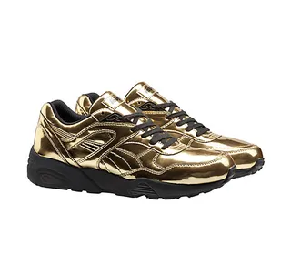 The Sneakerhead Shoe: Puma R698 X VASHTIE G ($125) - Can you say “all gold everrythanggg”? Vashtie combines her cool New York City IT girl fashion sense with Puma’s impeccable design and together it's a winning look.  (Photo: Puma)