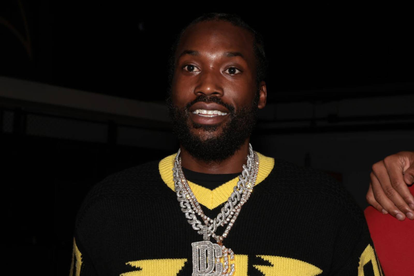 Meek Mill attends One Court Draft Week attends Players House Party at NBPA Headquarters on June 20, 2023 in New York City. (Photo by Shareif Ziyadat/Getty Images)