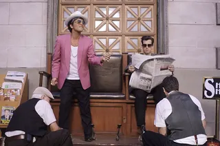 Mark Ronson ft. Bruno Mars – 'Uptown Funk' - The team of Mark and Bruno are up for Best Collaboration after massively funking up the airways with this hip-shaking hit. (Photo: RCA Records)