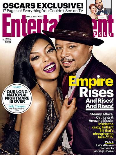 Cookie Monster - Having worked together on 2006?s Hustle and Flow, Henson and Howard have that bond and closeness that transcends to this 2015 Entertainment Weekly cover. Henson talks about how she didn?t want this role if Howard couldn?t be her leading man.  &quot;I just knew it had to be him,&quot; she said. &quot;When I read the script, I was like, 'This is that deep love that you can't explain, that you just see, and Terrence and I have that for each other.&quot;  (Photo: Entertainment Weekly Magazine, March 2015)
