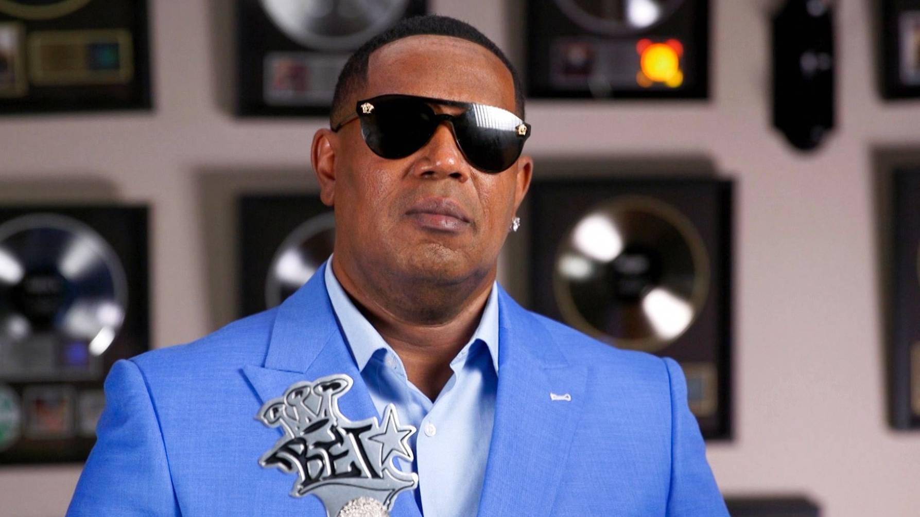 Screen grab released Oct. 27, of Master P accepting the I Am Hip Hop award for the BET Hip Hop Awards 2020. 

