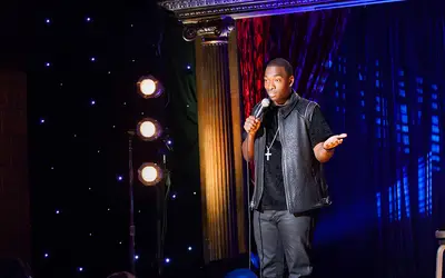 Can I Be Me? - Jay Pharoah is hitting your television screen for something other than SNL these days. He's coming to Showtime with a comedy special called Jay Pharoah: Can I Be Me?, where he'll be showcasing his most popular impressions and jokes. (Photo: Showtime)