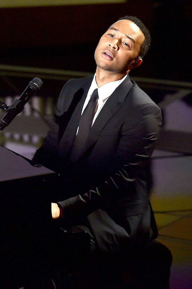 HOLLYWOOD, CA - FEBRUARY 22: Musician John Legend performs onstage during the 87th Annual Academy Awards at Dolby Theatre on February 22, 2015 in Hollywood, California. (Photo: Kevin Winter/Getty Images)