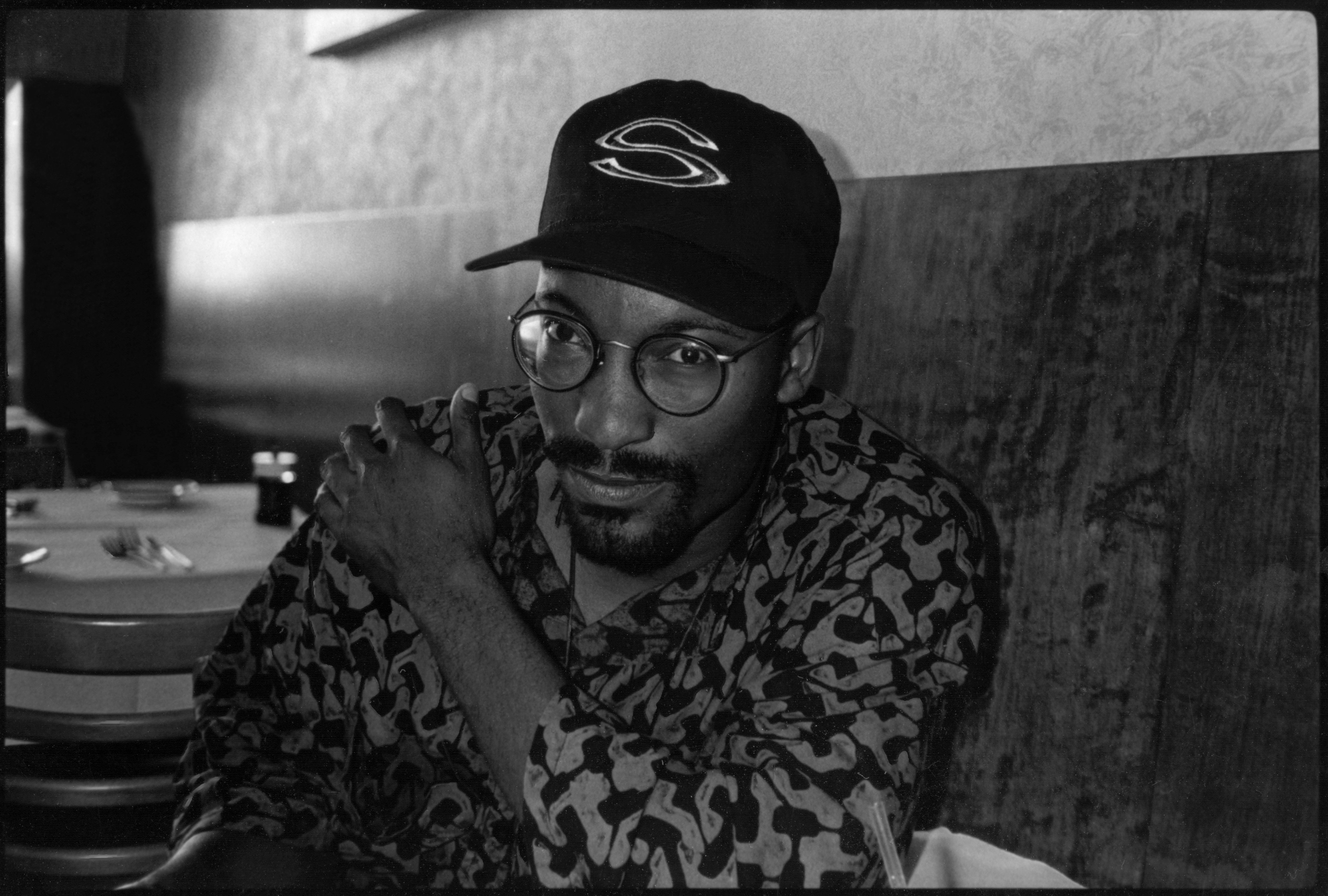 Portrait of American film director John Singleton, Los Angeles, California, late 1980s or early 1990s. (Photo by Anthony Barboza/Getty Images)