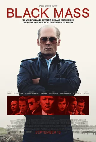 Black Mass: September 18 - Johnny Depp stars as Irish mobster James &quot;Whitey&quot; Bulger in this 1970s-set drama about Bulger's rise to become one of the most ruthless and powerful gangsters in Boston history.  (Photo: Warner Bros Pictures)