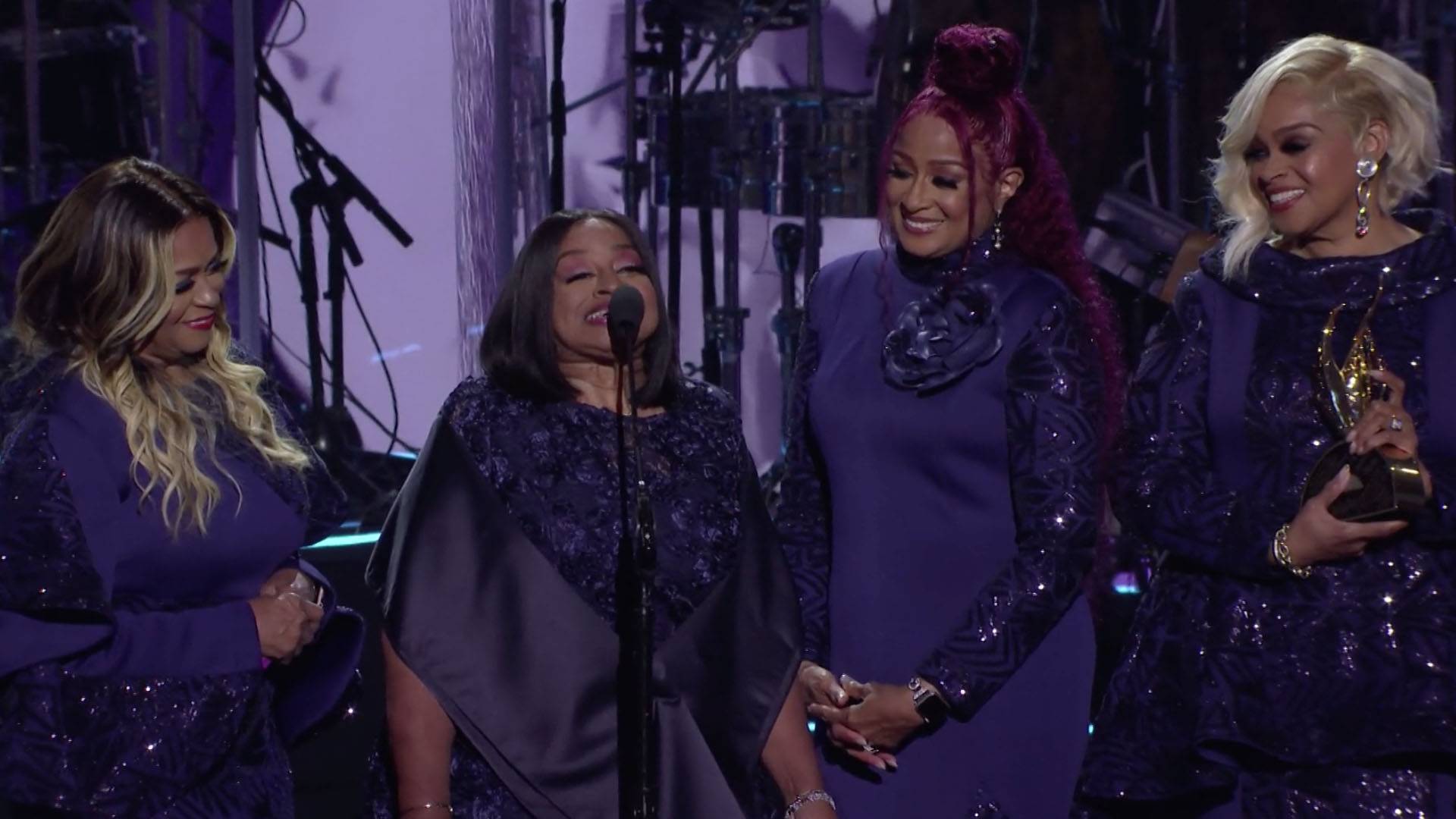 The Clark Sisters on the Stellar Awards 2021.