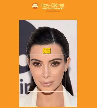 Kim Kardashian - Real Age: 34How-Old.net: 37Maybe a filtered selfie would have delivered &quot;better&quot; results. Maybe?(Photo: Jamie McCarthy/Getty Images for Variety)