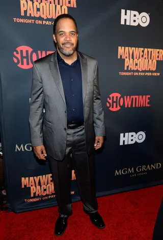 A Long Way From Queens - The King of Queens star Victor Williams takes a break from watching the NBA playoffs to enjoy some Fight Night activities. &nbsp; (Photo: Bryan Steffy/Getty Images for SHOWTIME)